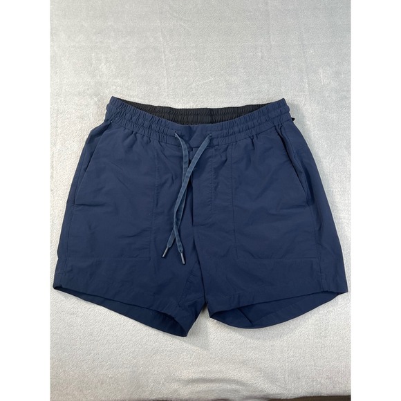 Lululemon Other - Lululemon Bowline Shorts Mens Size M Navy Blue Excellent Ripstop 5 Inch Inseam